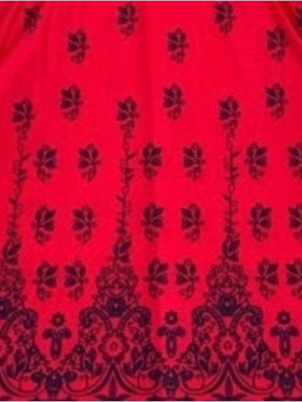 10085 red maxi with pockets size XL - Picture 9 of 9
